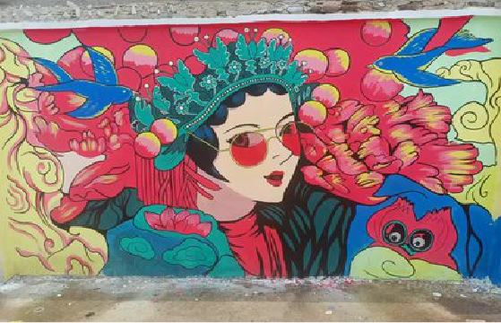 永康墙体彩绘-网红墙