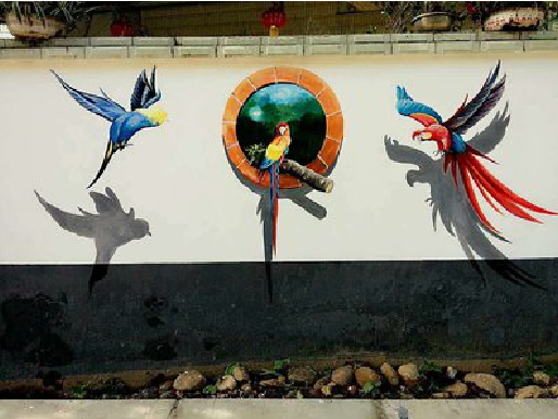 永康视觉错位-3D墙绘设计