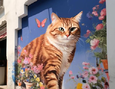 永康自己绘制有个性的手绘墙