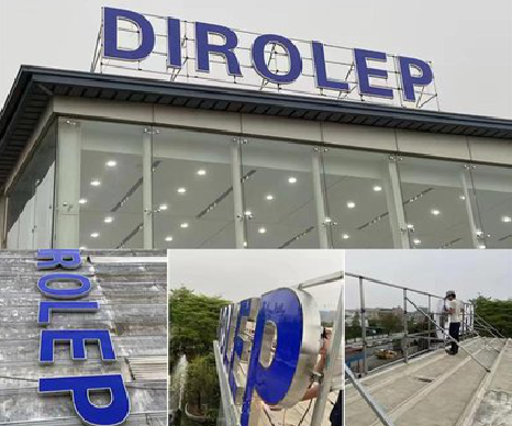 永康楼顶发光字安装的注意事项。